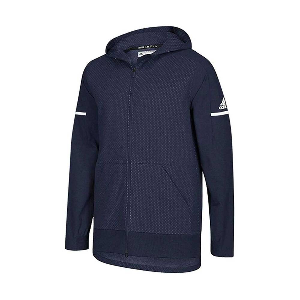 NEW ADIDAS men's squad jacket in collegiate navy